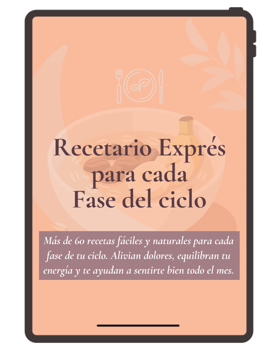 Recetario Exprés para cada Fase del ciclo
